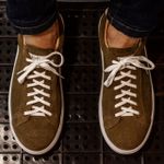 Tênis Casual em Camurça - Sneaker Brooklyn Oliva RCTO