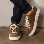 Tênis Casual em Camurça - Sneaker Brooklyn Oliva RCTO