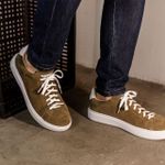 Tênis Casual em Camurça - Sneaker Brooklyn Oliva RCTO