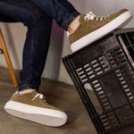Tênis Casual em Camurça - Sneaker Brooklyn Oliva RCTO
