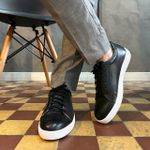 Tênis em Couro - Sneaker Madri Nero RCTO
