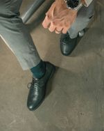 Sapato em Couro - Oxford Brogue Belfast Nero RCTO