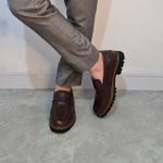 Sapato em Couro - Loafer Melbourne Whisky RCTO