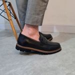 Sapato em Couro - Loafer Melbourne Nero RCTO