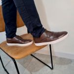 Sneaker em Couro - Oxford Durban Whisky RCTO