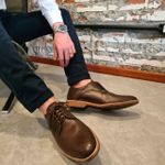 Sapato em Couro - Derby Napoli Whisky RCTO