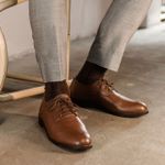 Sapato em Couro - Derby Malibu Classico Whisky RCTO