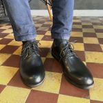 Sapato em Couro - Derby Malibu Classico Nero RCTO