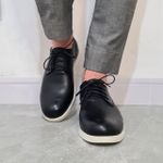 Sapato em Couro - Derby Monterey Nero RCTO