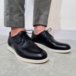 Sapato em Couro - Derby Monterey Nero RCTO