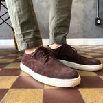 Sapato Casual em Camurça - Derby Bali Ganache RCTO
