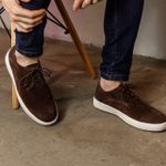 Sapato Casual em Camurça - Derby Bali Ganache RCTO