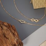Tornozeleira Ouro 18k Infinito 2200437