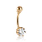Piercing Ouro 18k Umbigo Zircônia 2400266