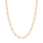 Corrente Oca Ouro 18k Elos 1x1  1400408