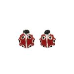 Brinco Prata Infantil Joaninha 114953