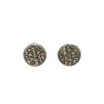 Brinco Prata Redondo Marcassita 114882