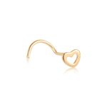 Piercing Ouro 18K Nariz Coração 2400392