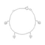 Pulseira Prata Infantil Morango 1900509