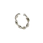 Piercing Prata Orelha Torcido Pressão 2400484