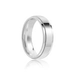 Par Aliança Prata  Reta Semi Anatômica 5,5mm    800428/800351