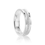 Par Aliança Prata Côncava Semi Anatômica  5mm  800361/800342