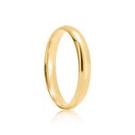 Par Aliança Ouro 18k Abaulada 3,2mm Diamante 2pts (800074/075)