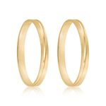 Par Aliança Ouro 18k Reta  2,3mm (802039)
