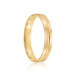 Par Aliança Ouro 18k Abaulada  3mm (801990)