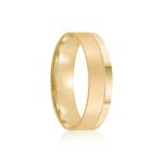 Par Aliança Ouro 18k Reta 5mm Diamante 1pts (802010/2011)