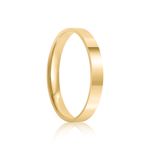 Par Aliança Ouro 18k Reta 2,5mm Anatômica Diamante 1pts (800889/890)