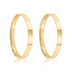 Par Aliança Ouro 18k Reta 2,2mm (801935)