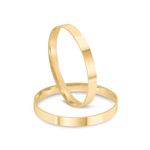 Par Aliança Ouro 18k Reta 2,2mm (801935)