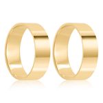 Par Aliança Ouro 18k Reta 6mm (800580)