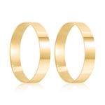 Par Aliança Ouro 18k Reta 3,5mm (800805)