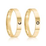 Par Aliança Ouro 18k Reta 3,2mm (802006/007)