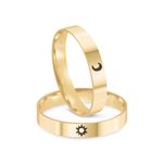 Par Aliança Ouro 18k Reta 3,2mm (802006/007)