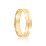 Par Aliança Ouro 18k Reta 4mm Diamante 1pts (801835)
