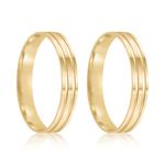 Par Aliança Ouro 18k Reta 3,2mm (801997)