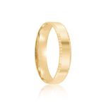 Par Aliança Ouro 18k Reta 4mm (801934)