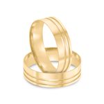 Par Aliança Ouro 18k Reta 5mm (801931)