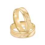 Par Aliança Ouro 18k Reta 5mm (801937)