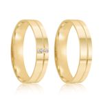 Par Aliança Ouro 18k