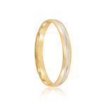 Par Aliança Ouro 18k Abaulada 2,7mm (802005)