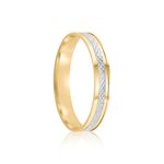 Par Aliança Ouro 18k Reta 3mm (801932)