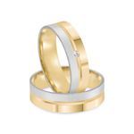 Par Aliança Ouro 18k Reta 3mm (802022/2023)