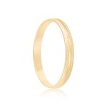 Par Aliança Ouro 18k Abaulada 2,5mm (802065)