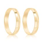 Par Aliança Ouro 18k Reta 3,3mm (802064)