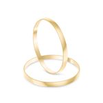 Par Aliança Ouro 18k Abaulada 1,5mm (800713)