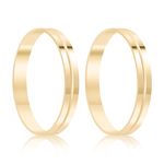 Par Aliança Ouro 18k Reta 2,8mm (801868)